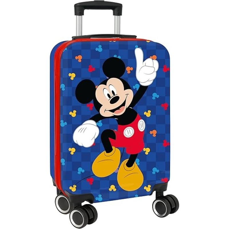 Safta 612514851 Mickey Mouse Good Day, Μικρή/Καμπίνας, Σκληρ΄η, Μπλε