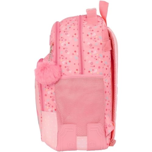 Safta 612518773 Moos Passion, Σχολική Τσάντα Δίχωρη, Πολυεστέρας, Ροζ