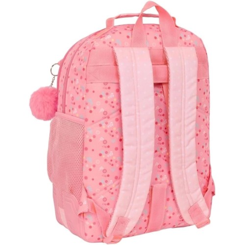 Safta 612518773 Moos Passion, Σχολική Τσάντα Δίχωρη, Πολυεστέρας, Ροζ