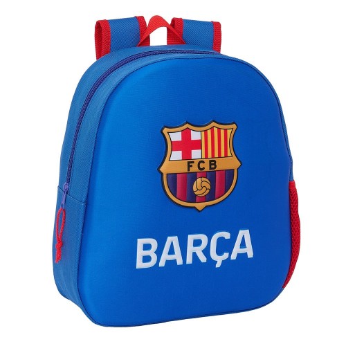 Safta 622484890 F.C. Barcelona, Σχολική Τσάντα Νηπιαγωγείου, Πολυεστέρας, Μπλε