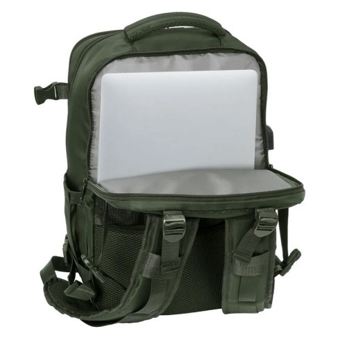 Safta 622513834, Σακίδιο Πλάτης, Laptop, Πολυεστέρας, Πράσινο