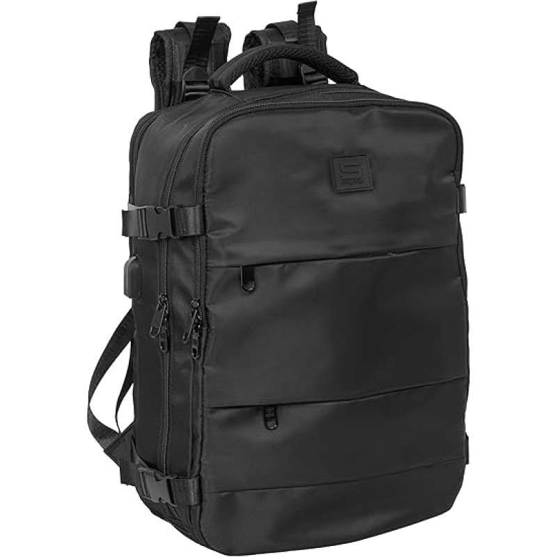 Safta 622515834 , Σακίδιο Πλάτης, Laptop, Πολυεστέρας, Μαύρο