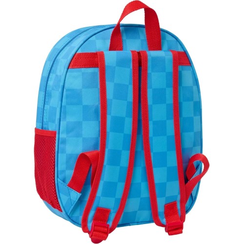 Safta 622550890 Mickey Mouse, Σχολική Τσάντα Νηπιαγωγείου, Πολυεστέρας, Γαλάζιο