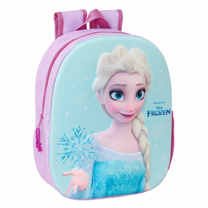Safta 622552890 Frozen, Σχολική Τσάντα Νηπιαγωγείου, Πολυεστέρας, Λιλά