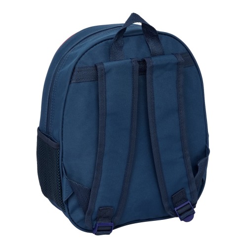 Safta 622584890 F.C. Barcelona, Σχολική Τσάντα Νηπιαγωγείου, Πολυεστέρας, Μπλε