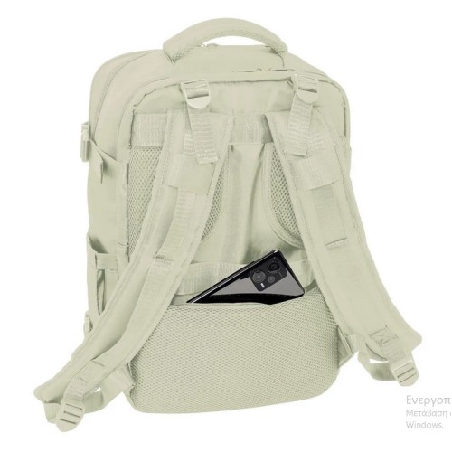 Safta 622598834, Σακίδιο Πλάτης, Laptop, Πολυεστέρας, Λευκό