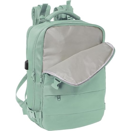 Safta 622599834, Σακίδιο Πλάτης, Laptop, Πολυεστέρας, Γαλάζιο