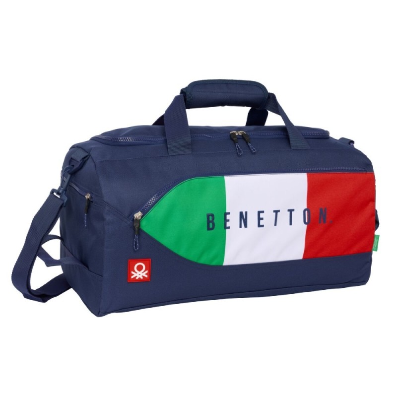 Benetton 712506553 Flag, Σάκος Ταξιδιού, Ύφασμα, Μπλε