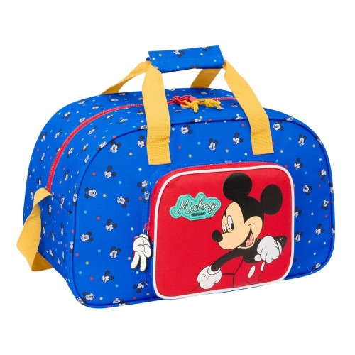 Safta 712514273 Mickey Mouse Good Day, Σάκος Ταξιδιού, Ύφασμα, Μπλε
