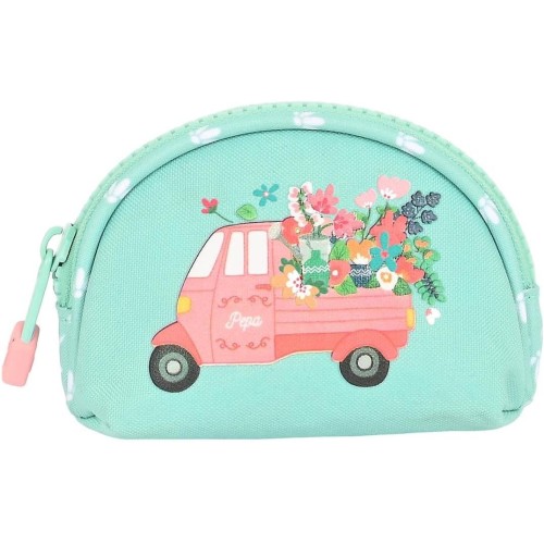 Safta 812217725 Peppa, Παιδικό Πορτοφόλι, Ύφασμα, Μέντα