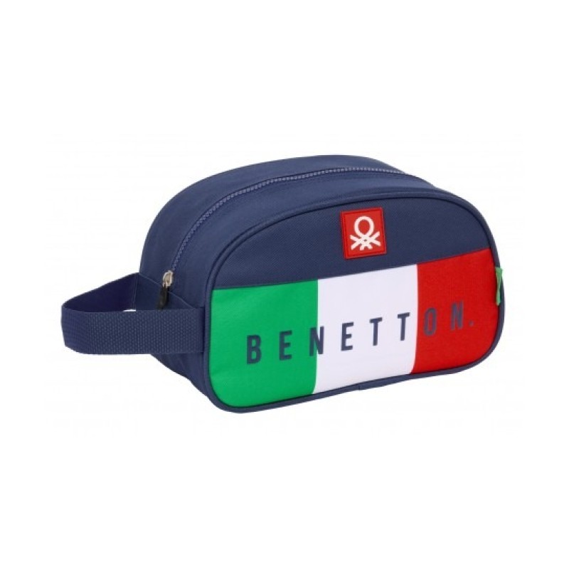 Benetton 812506248 Tricolor, Κασετίνα, Ύφασμα, Μπλε