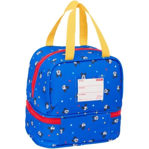 Safta 812514040 Mickey Mouse Good Day, Τσαντάκι Φαγητού, Πολυεστέρας, Μπλε