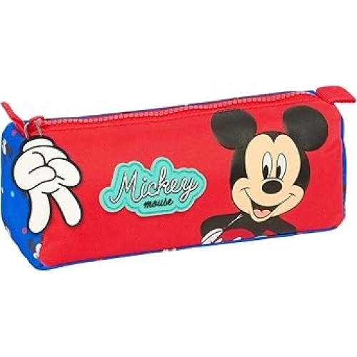 Safta 812514742 Mickey Mouse, Κασετίνα, Ύφασμα, Μπλε