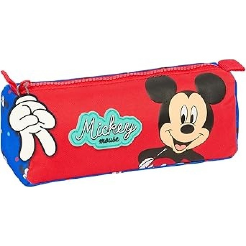 Safta 812514742 Mickey Mouse, Κασετίνα, Ύφασμα, Μπλε