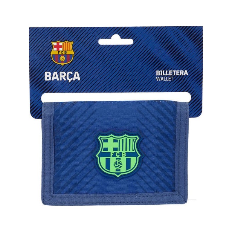 Safta 812525036 F.C. Barcelona, Παιδικό Πορτοφόλι, Πολυεστέρας, Μπλε