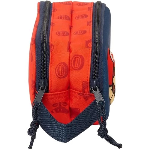 Safta 822477512 Super Mario, Κασετίνα, Ύφασμα, Κόκκινο