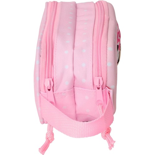 Safta 822551512 Minnie Mouse, Κασετίνα, Ύφασμα, Ροζ