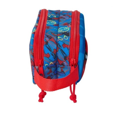 Safta 822565512 Marvel Spiderman, Κασετίνα, Ύφασμα, Μπλε