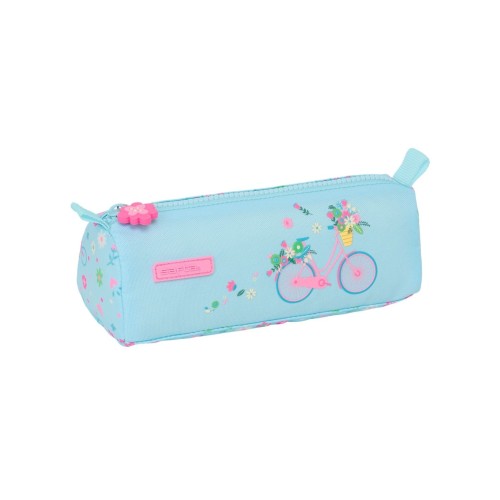 Safta 842449742 Flowers & Bicycle, Κασετίνα, Ύφασμα, Γαλάζιο