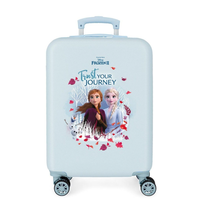 JoummaBags 8435578308203 Disney Frozen, Βαλίτσα Μικρή/Καμπίνας, Σκληρή, ΑΤΑΝ, Γαλάζιο