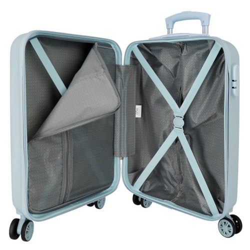 JoummaBags 8435578308203 Disney Frozen, Βαλίτσα Μικρή/Καμπίνας, Σκληρή, ΑΤΑΝ, Γαλάζιο