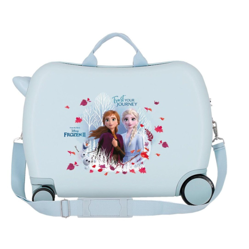 JoummaBags 8435578309842 Disney Frozen, Βαλίτσα Μικρή/Καμπίνας, Σκληρή, ΑΤΑΝ, Γαλάζιο
