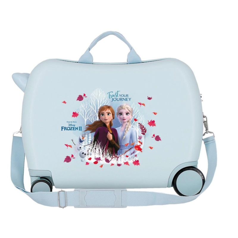 JoummaBags 8435578309842 Disney Frozen, Βαλίτσα Μικρή/Καμπίνας, Σκληρή, ΑΤΑΝ, Γαλάζιο