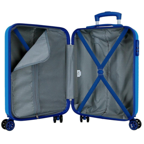 JoummaBags 8435578315348 Disney Mickey Mouse, Βαλίτσα Μικρή/Καμπίνας, Σκληρή, ΑΤΑΝ, Μπλε