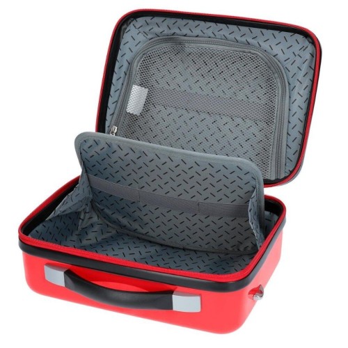 JoummaBags 8435578324975 Minnie Mouse Paris, Νεσεσέρ, Σκληρό, ΑΤΑΝ, Κ΄οκκινο-Λευκό