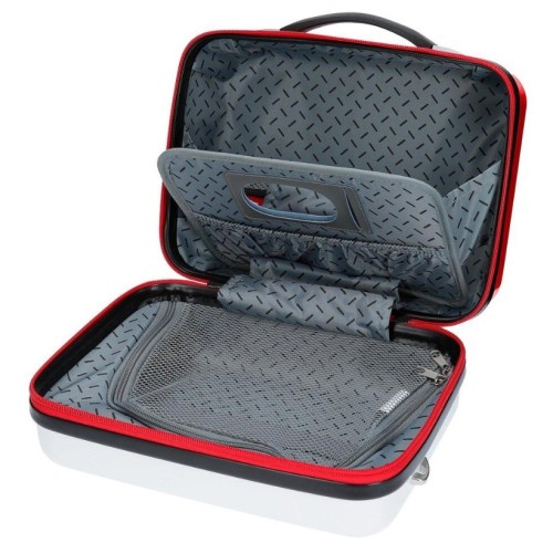 JoummaBags 8435578324975 Minnie Mouse Paris, Νεσεσέρ, Σκληρό, ΑΤΑΝ, Κ΄οκκινο-Λευκό