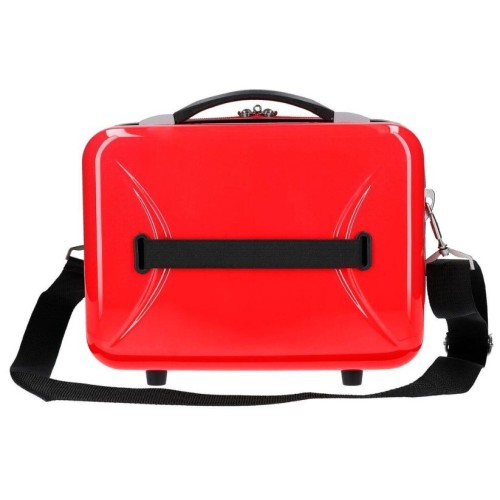 JoummaBags 8435578324975 Minnie Mouse Paris, Νεσεσέρ, Σκληρό, ΑΤΑΝ, Κ΄οκκινο-Λευκό