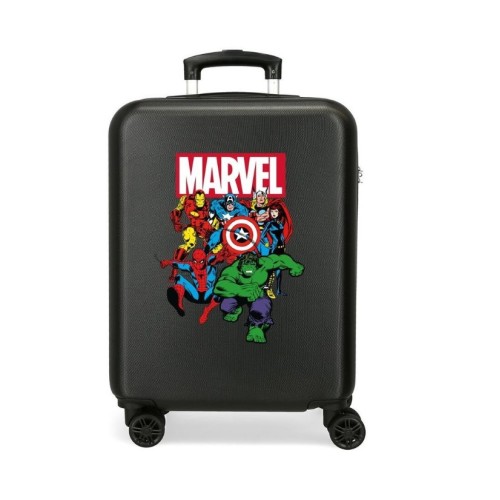 JoummaBags 8435578328294 Marvel Avengers Comic , Βαλίτσα Μικρή-Καμπίνας, Σκληρή, ΑΤΑΝ, Μαύρο