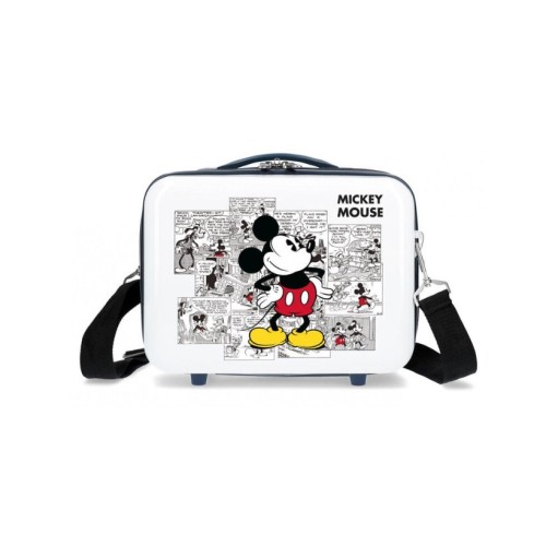 JoummaBags 8435578349770 Mickey Mouse, Νεσεσέρ, Σκληρό, ΑΤΑΝ, Λευκό-Μπλε