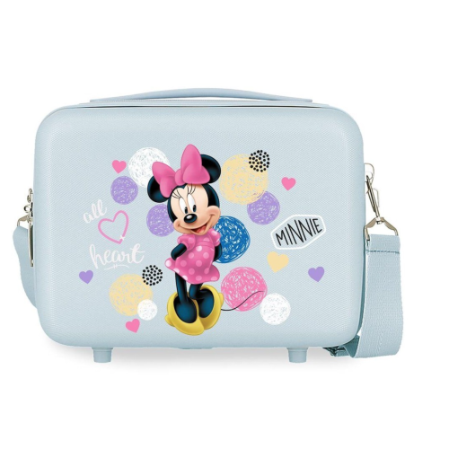 JoummaBags 8435578350059 Disney Minnie Mouse Love, Νεσεσέρ, Σκληρό, ΑΤΑΝ, Γαλάζιο
