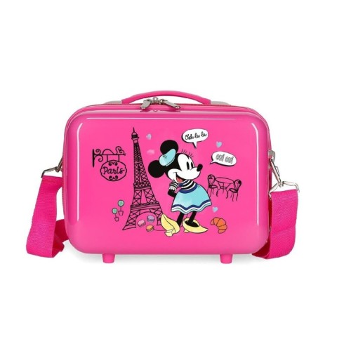 JoummaBags 8435578377438 Minnie Mouse Paris, Νεσεσέρ, Σκληρό, ΑΤΑΝ, Φούξια