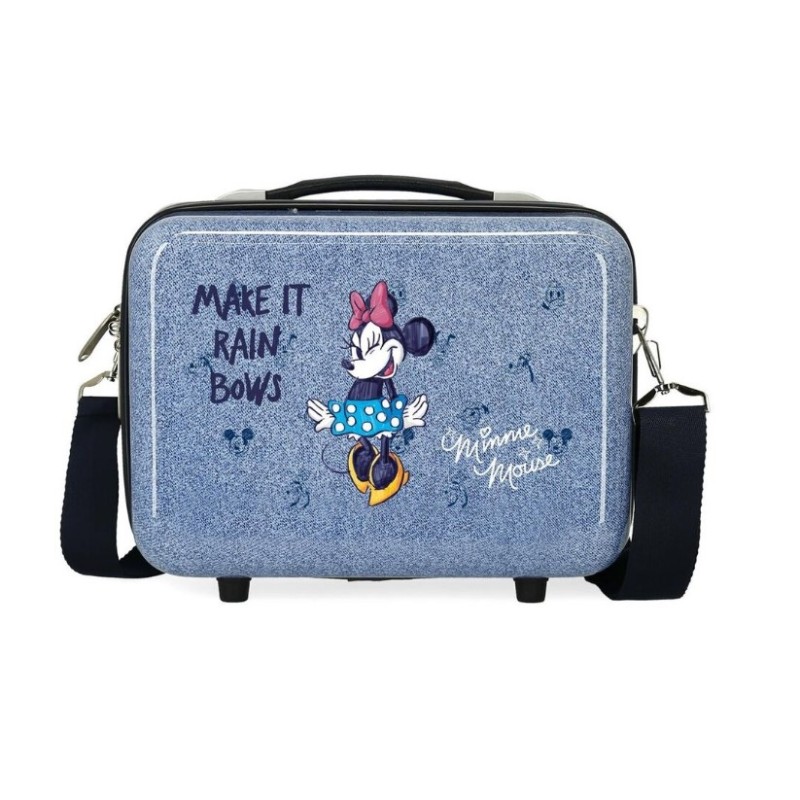 JoummaBags 8435578382197 Minnie Mouse Bows, Νεσεσέρ, Σκληρό, ΑΤΑΝ, Μπλε
