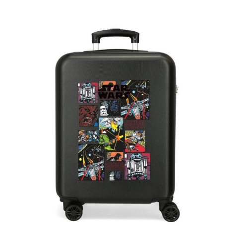 JoummaBags 8435692720783 Star Wars Comic, Βαλίτσα Μικρή-Καμπίνας, Σκληρή, ΑΤΑΝ, Μαύρο