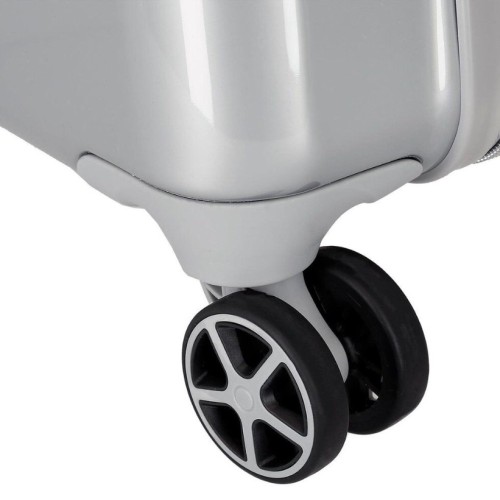 JoummaBags 8435692732649 Minnie Joyful, Βαλίτσα Μικρή-Καμπίνας, Σκληρή, ΑΤΑΝ, Ασημί