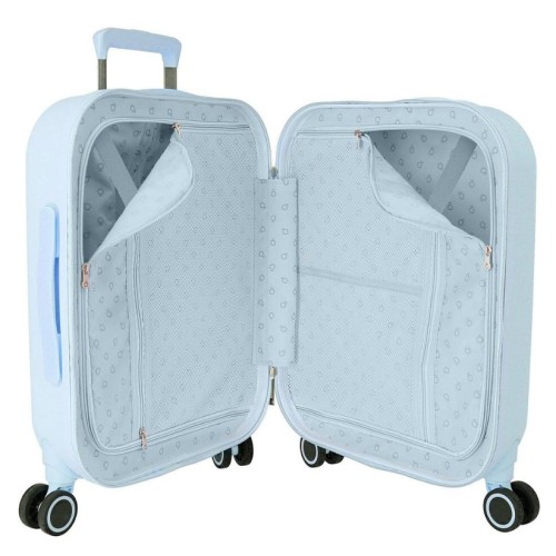 JoummaBags 8435692732847 Mickey Happiness, Βαλίτσα Μικρή-Καμπίνας, Σκληρή, ΑΤΑΝ, Γαλάζιο