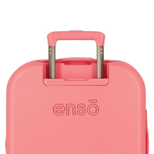 JoummaBags 8435692732854 Minnie Happiness, Βαλίτσα Μικρή-Καμπίνας, Σκληρή, ΑΤΑΝ, Ροζ