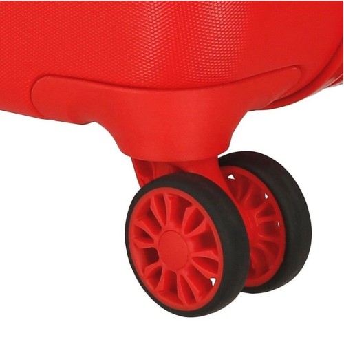 JoummaBags 8435692734193 Mickey Minnie Mouse London, Βαλίτσα Μικρή-Καμπίνας, Σκληρή, ΑΤΑΝ, Κόκκινο