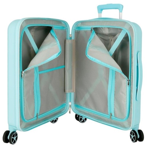 JoummaBags 8435692741634 Minnie Mouse Magic, Βαλίτσα Μικρή-Καμπίνας, Σκληρή, ΑΤΑΝ, Γαλάζιο