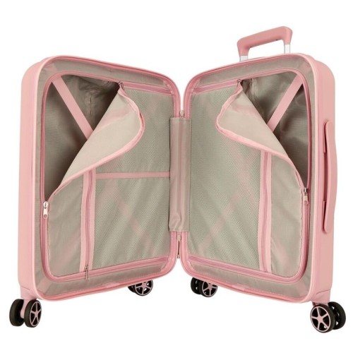 JoummaBags 8435692741641 Minnie Mouse Magic, Βαλίτσα Μικρή-Καμπίνας, Σκληρή, ΑΤΑΝ, Ροζ