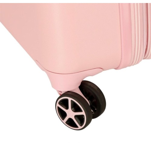 JoummaBags 8435692741641 Minnie Mouse Magic, Βαλίτσα Μικρή-Καμπίνας, Σκληρή, ΑΤΑΝ, Ροζ