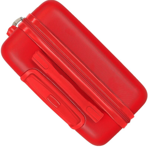 JoummaBags 8435692741955 Mickey Here Stars, Βαλίτσα Μικρή-Καμπίνας, Σκληρή, ΑΤΑΝ, Κόκκινο
