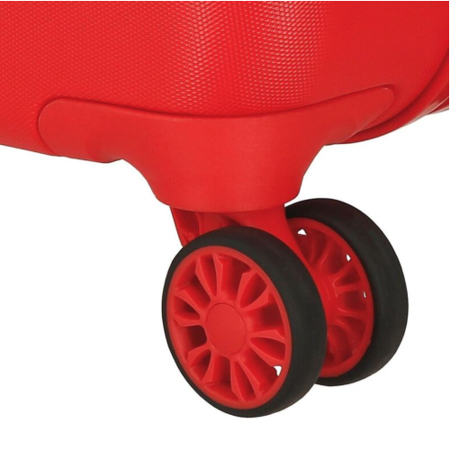 JoummaBags 8435692741955 Mickey Here Stars, Βαλίτσα Μικρή-Καμπίνας, Σκληρή, ΑΤΑΝ, Κόκκινο