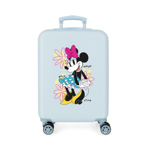 JoummaBags 8435692741962 Minnie Bold Mood, Βαλίτσα Μικρή-Καμπίνας, Σκληρή, ΑΤΑΝ, Γαλάζιο
