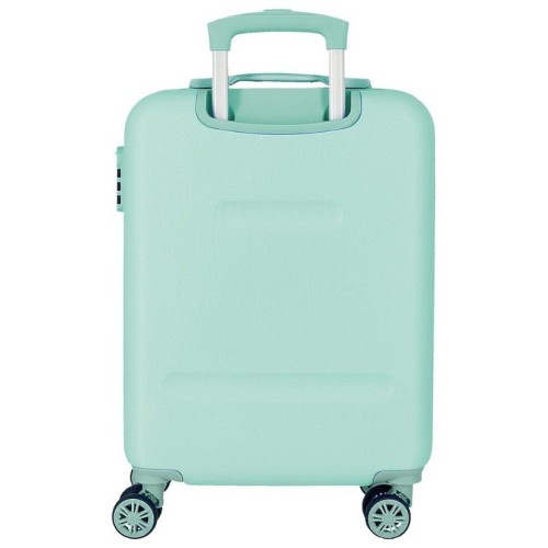 JoummaBags 8435692742235 Stitch Faces, Βαλίτσα Μικρή-Καμπίνας, Σκληρή, ΑΤΑΝ, Γαλάζιο