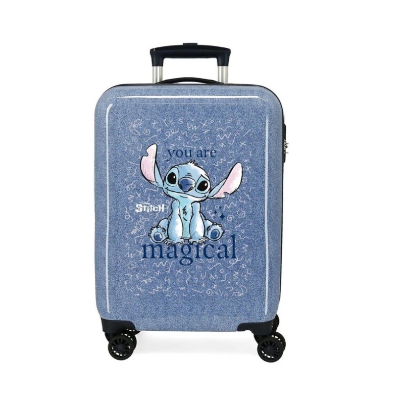 JoummaBags 8435692760406 Stitch Magical, Βαλίτσα Μικρή-Καμπίνας, Σκληρή, ΑΤΑΝ, Μπλε