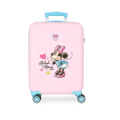 JoummaBags 8435692762417 Minnie Imagine, Βαλίτσα Μικρή-Καμπίνας, Σκληρή, ΑΤΑΝ, Ροζ